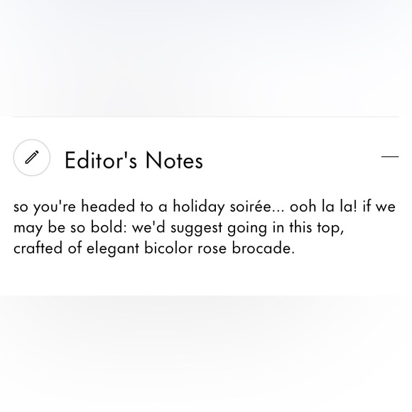 Kate Spade Bicolor Floral Soirée Top NWOT - Picture 8 of 9